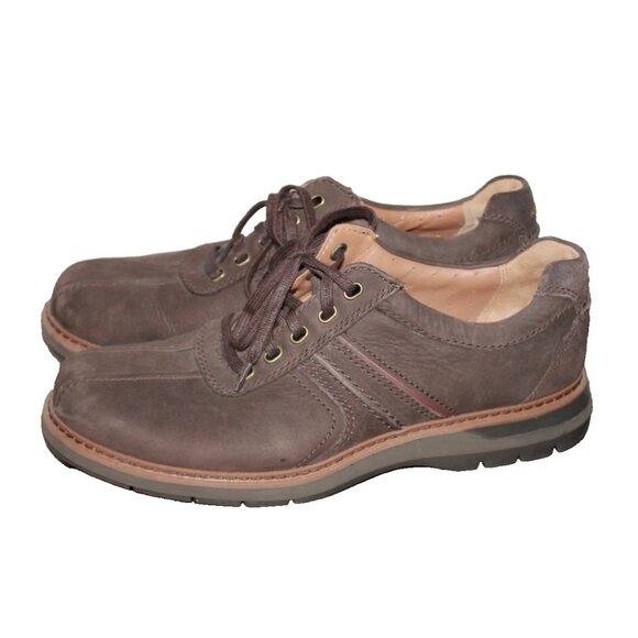 Unstructured by Clarks Men's Oxfords Dark Brown Lace Up Size 10 Medium - Picture 1 of 6